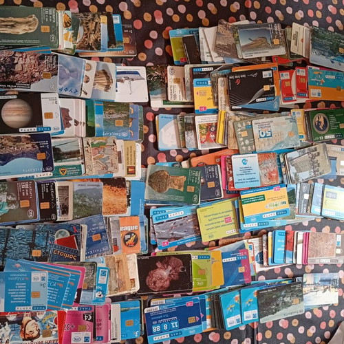 Collectible phone cards like new, 442 pieces from 1998-2003