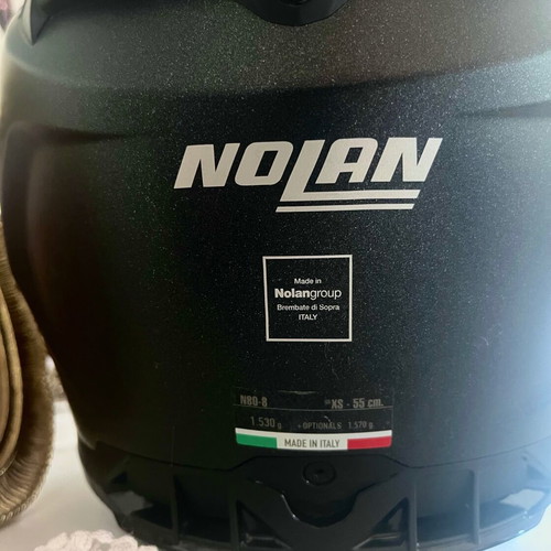 Nolan N80-8 Special helmet like new, size XS, black graphite