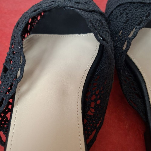 Flat mules Joia black size 41 new