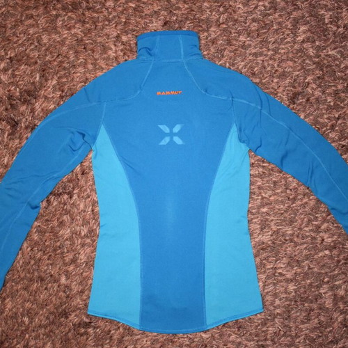 Mammut Eiger Extreme Hoody fleece women size XS used, blue and orange