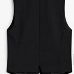 Massimo Dutti vest new, black, size Medium