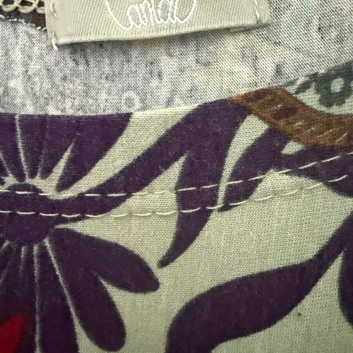 CantaO dress used with mixed print and butterfly sleeves