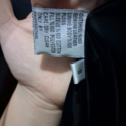 Leather jacket like new, black, size S