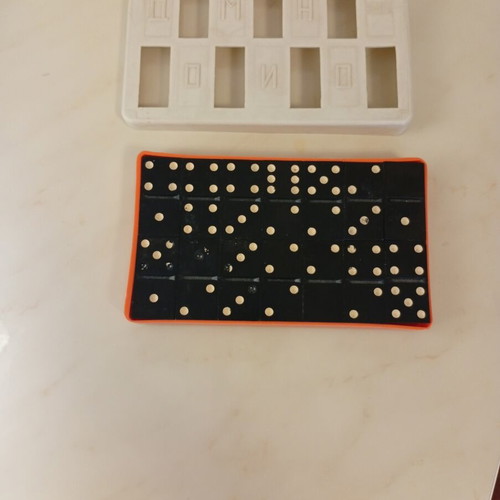 Vintage Soviet Domino (CCCP) used, collectible board game