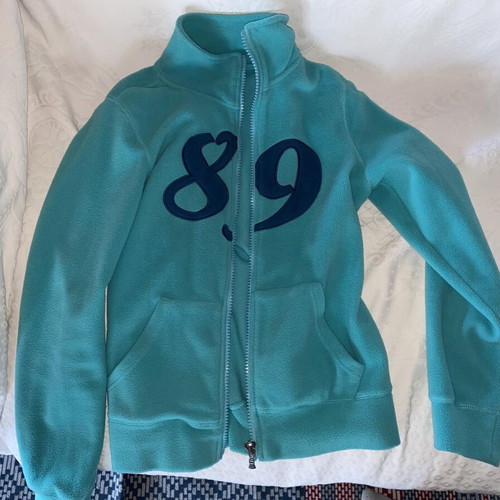 Fleece like new, turquoise, size M