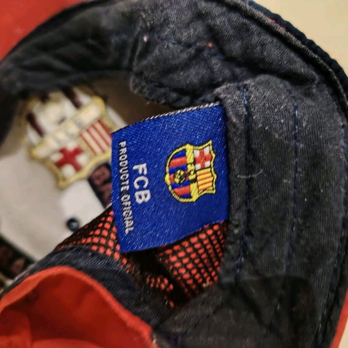 Barcelona caps like new, official football hats