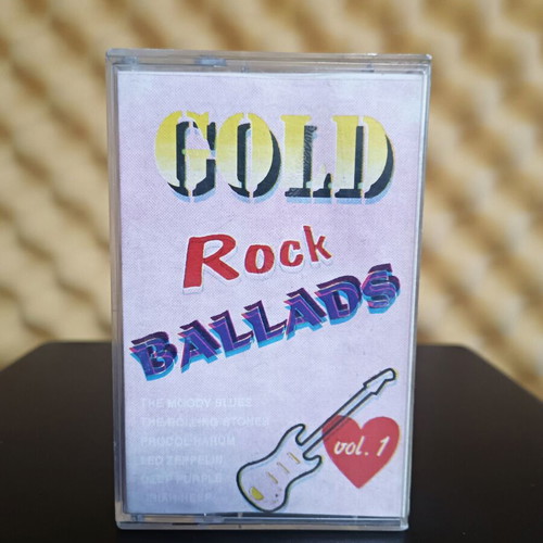 Gold Rock Ballads Vol.1 cassette tape used