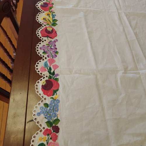Handmade embroidery used 150x75