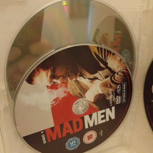 Mad Men Season 1 DVD three disc set used with subtitles