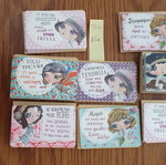 Greeting cards small credit card size new, pack of 52