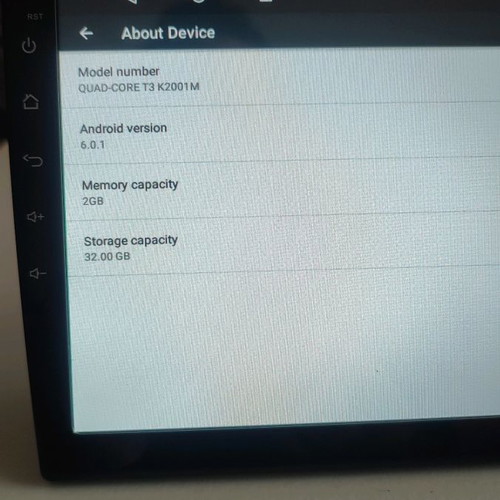 Sinosmart Multimedia 10.1" used with screen protection