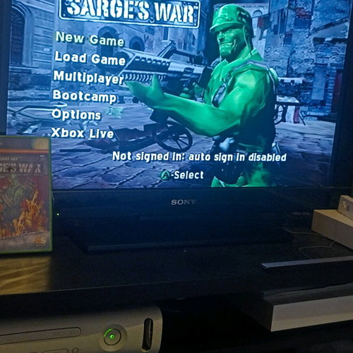 Army Men: Sarge's War Xbox Original used