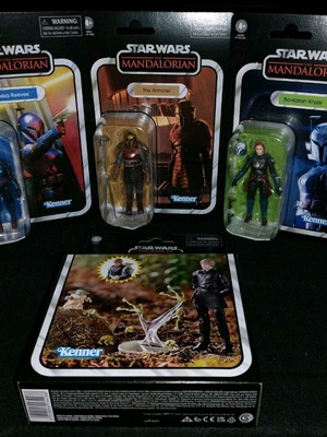 Star Wars TVC Vintage Collection Mandalorian Bo-Katan Koska Armorer Luke Grogu figures new