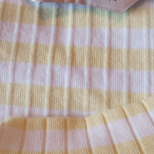 M&S Collection Women's Striped Blouse Yellow Mix New Size 44