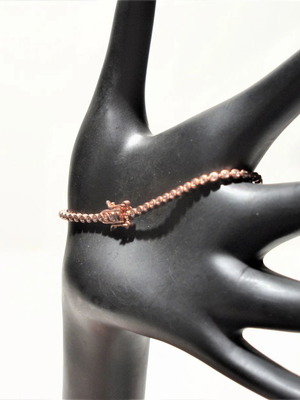 Fashion επιχρυσωμένη ριβιέρα ροζ χρυσό ατσάλινη με κρύσταλλα