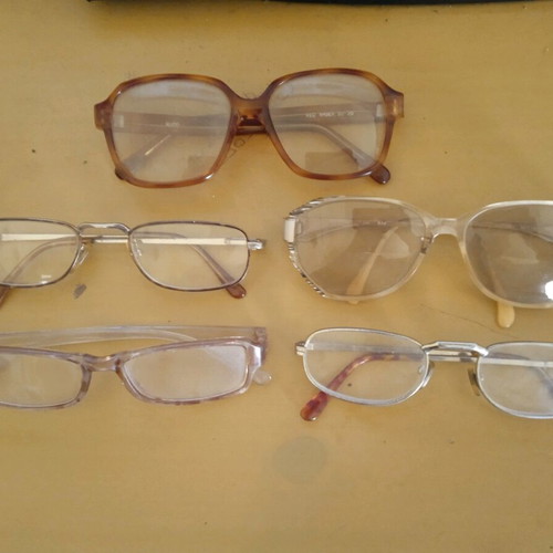 Eyeglasses used, pack of 5 pairs
