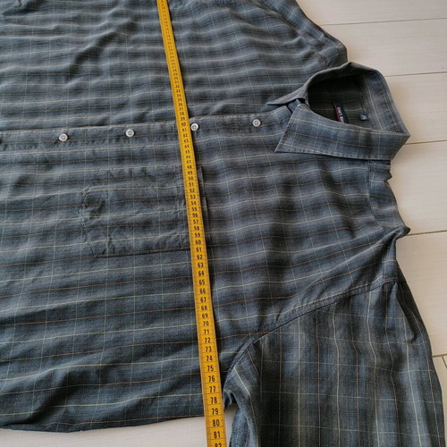 King's Road men's shirt 4XL like new, black checkered