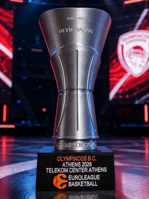 Κύπελλο Olympiacos BC EuroLeague Basketball 2026 καινούργιο