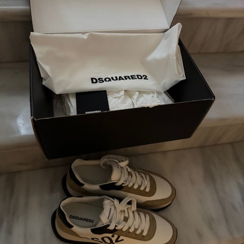 Dsquared2 sneakers like new, size 43, white and beige