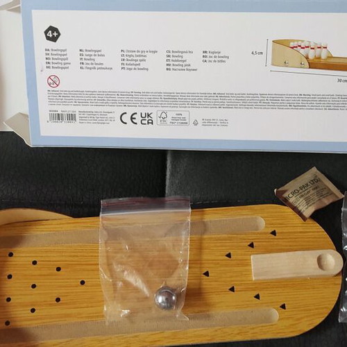 Wooden bowling game like new