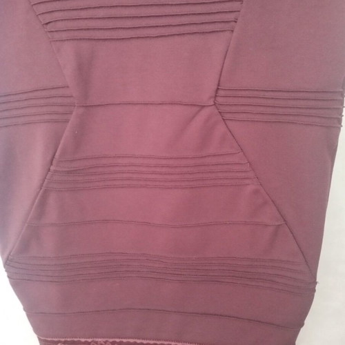 Toi Moi midi skirt size S like new burgundy with lace