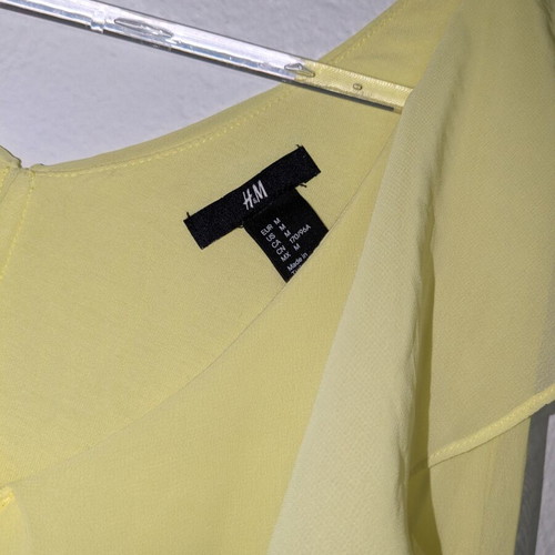 Yellow dress H&M like new, size M