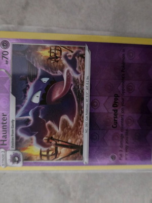 Haunter Pokemon card new