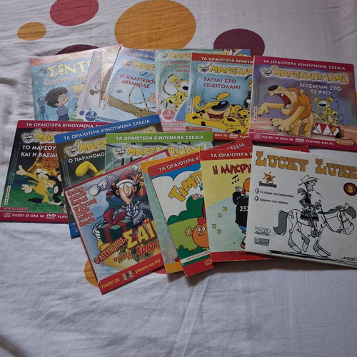 Children's DVDs new, pack of 16, dubbed cartoons