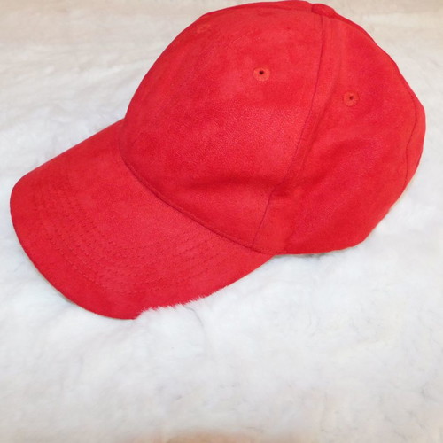 Jockey unisex hat red used, suede type