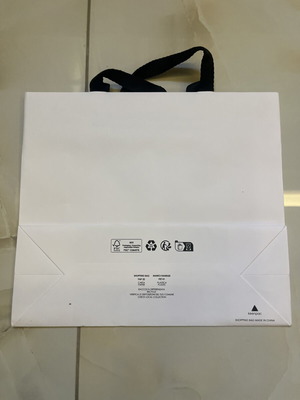 Furla paper bag new, white with logo