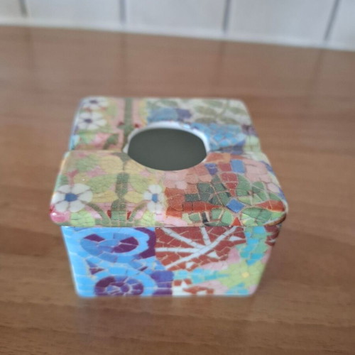 Ceramic ashtray Art Trencadis Barcelona like new