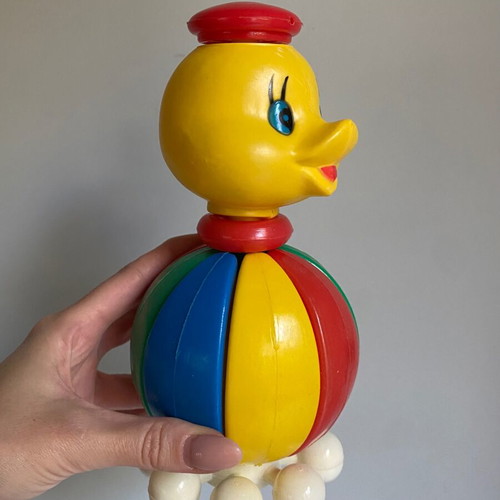 Vintage Baby Joys duck play toy for babies like new