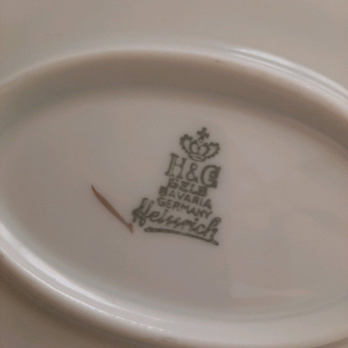 Set of 4 Serving Platters Bavaria Porcelain H & Co SELB BAVARIA