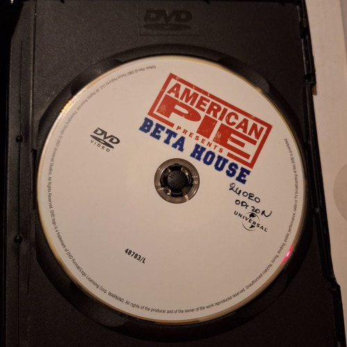 American Pie DVD used with Greek subtitles