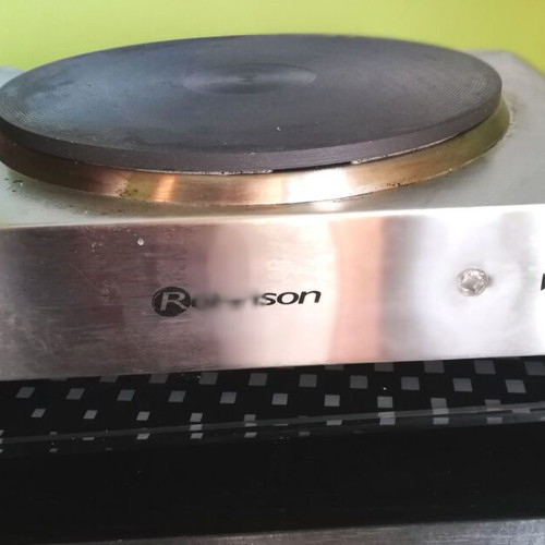 Electric hotplate used, single burner, 1500 watt