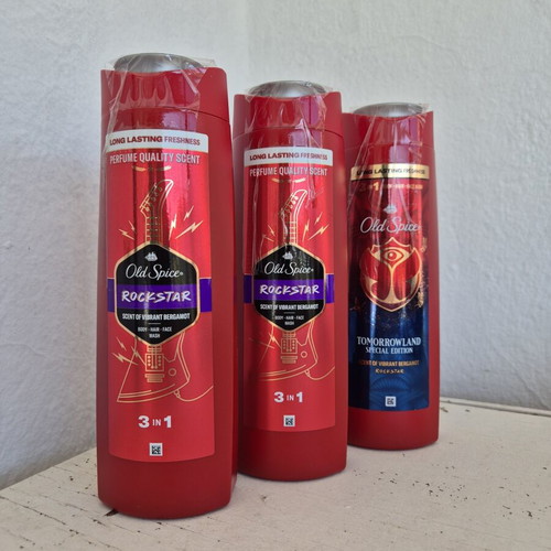 Old Spice shower gels 3 x 400ml new