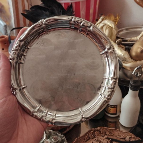 Set of 5 vintage inox Rostfrei plates in like new condition