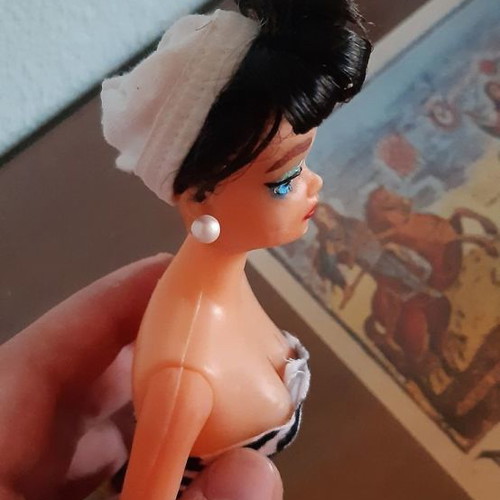 Barbie OOAK swimsuit inspired by Barbie's first swimsuit new