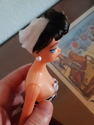 Barbie OOAK swimsuit inspired by Barbie's first swimsuit new
