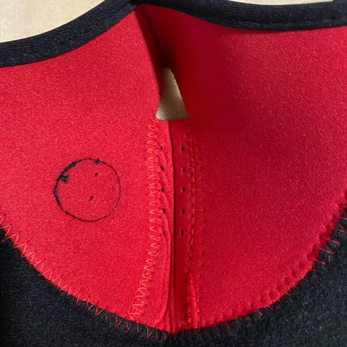 Fleece face neck protector unused