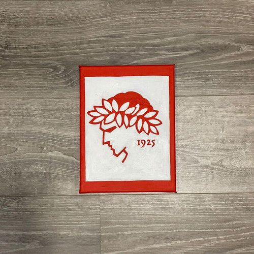Olympiacos painting on canvas new 24x18