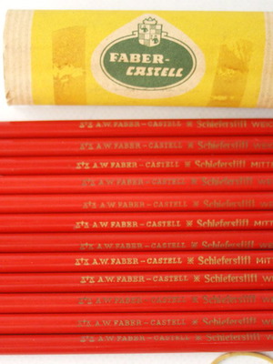 Vintage μολύβια A.W. Faber Castell Schieferstift Weich πακέτο 12 καινούργια