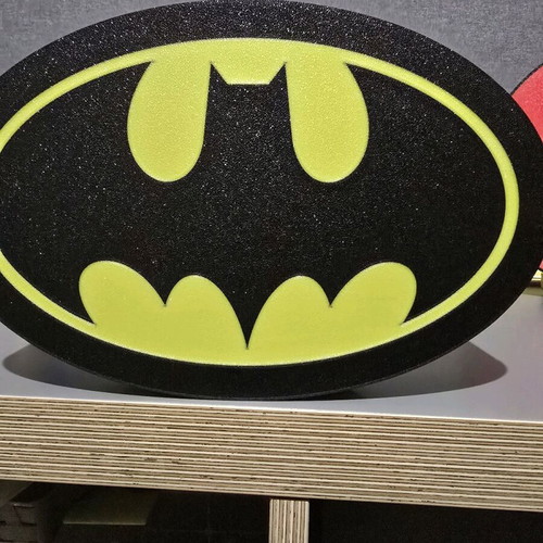 Batman 3D printed lamp new with led lighting and usb connection