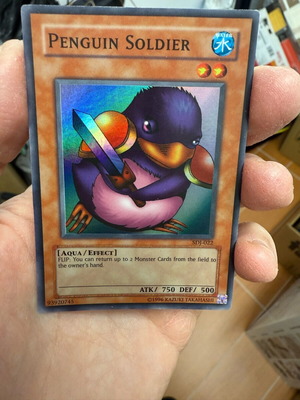 Yu-Gi-Oh Penguin Soldier χρυσή κάρτα σαν καινούργιο