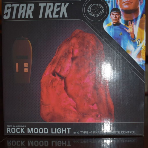 Star Trek Rock Moodlight table lamp new with remote and color changing light