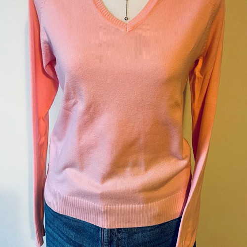 ZARA pink thin cotton pullover size M like new