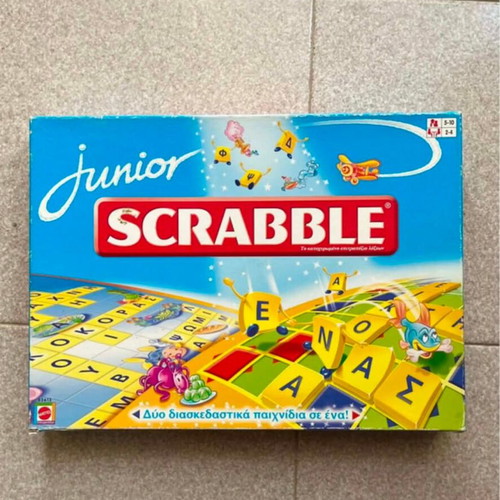 Junior Scrabble board game used, double board