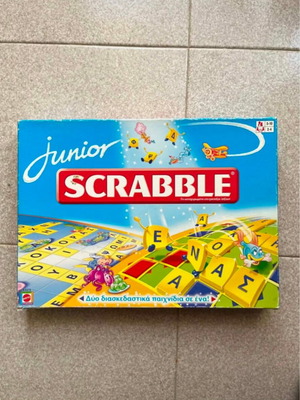 Junior Scrabble board game used, double board