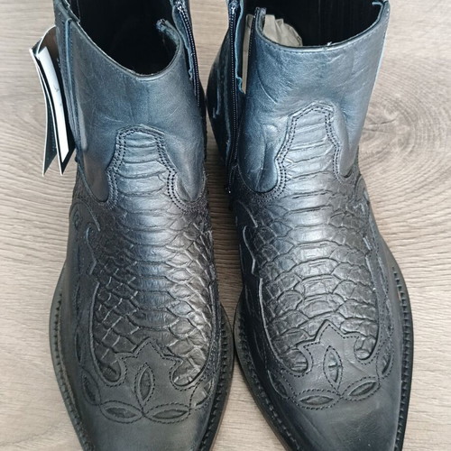 Commanchero Original Cowboy Boots New Black Size 40