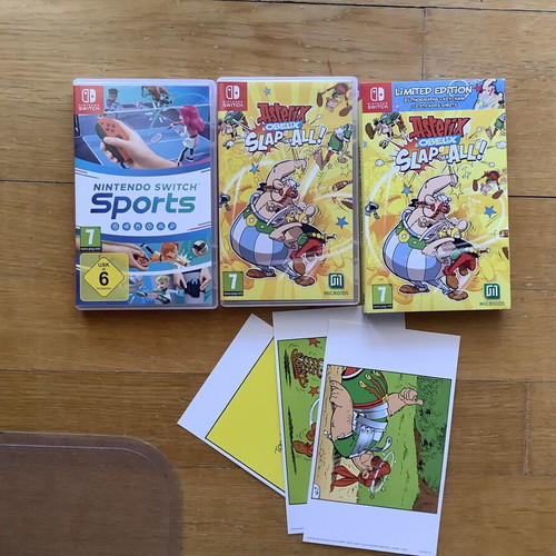 Nintendo Switch bundle with 2 games like new